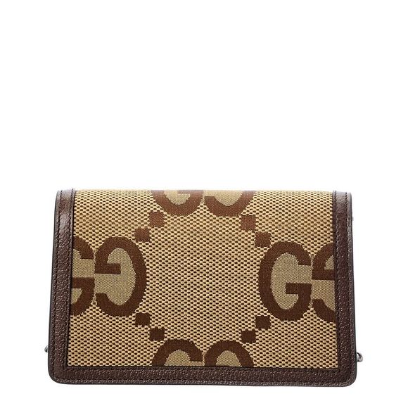 Gucci Dionysus Super Mini Jumbo GG Canvas & Leather Shoulder Bag - Picture 2 of 5